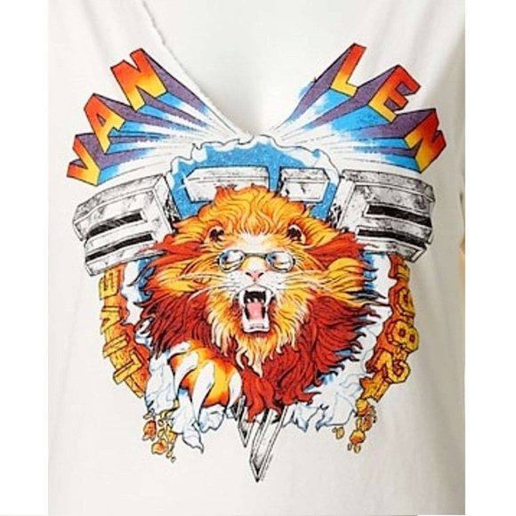 Van Halen Tour 1982 Choker metal rock cotton Official Tee L NWT - Picture 2 of 3